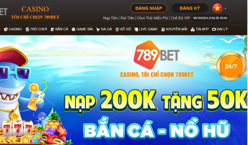 Giao diện sân chơi 789BET khiến nhiều người trầm trồ