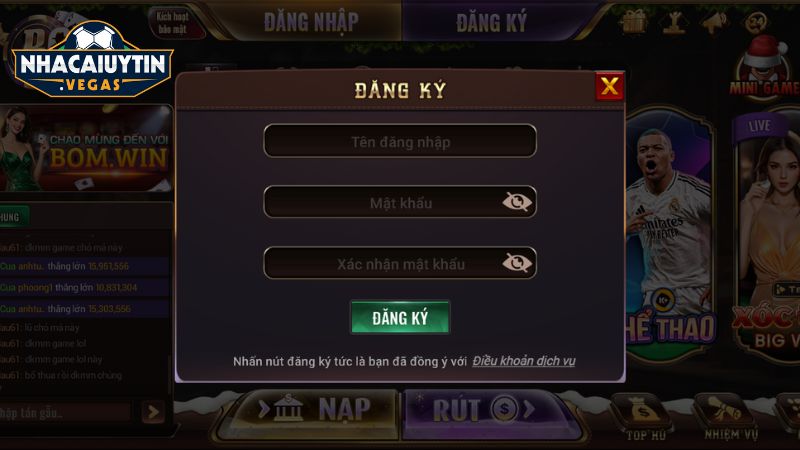 Các bước đăng ký tại cổng game cho người mới nhập môn