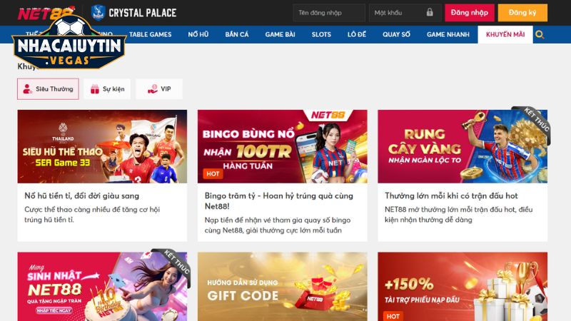 Danh sách khuyến mãi hot