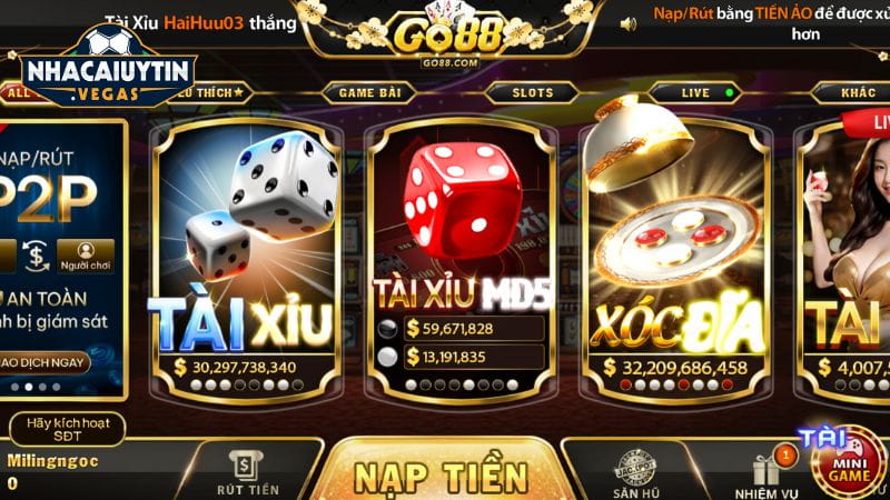 Giới thiệu tổng quan về cổng game Go88