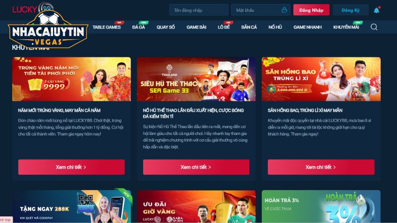 Hướng dẫn các bước nhận khuyến mãi tại nhà cái Lucky88